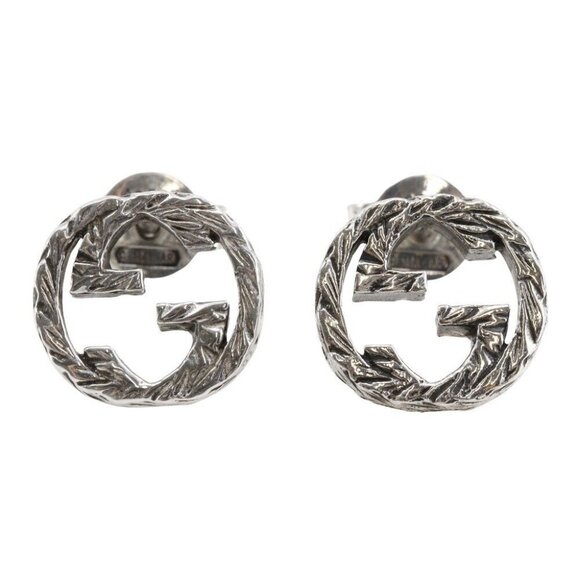 GUCCI Interlocking G Piercing Silver metallic 2.9g unisex - Picture 1 of 13